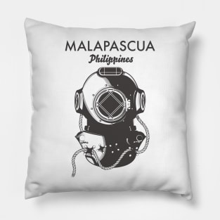 Malapascua Philippines Diving travel poster Pillow