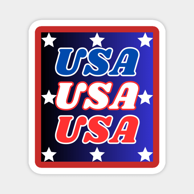 Acronym for United States of North America Magnet by TopSea