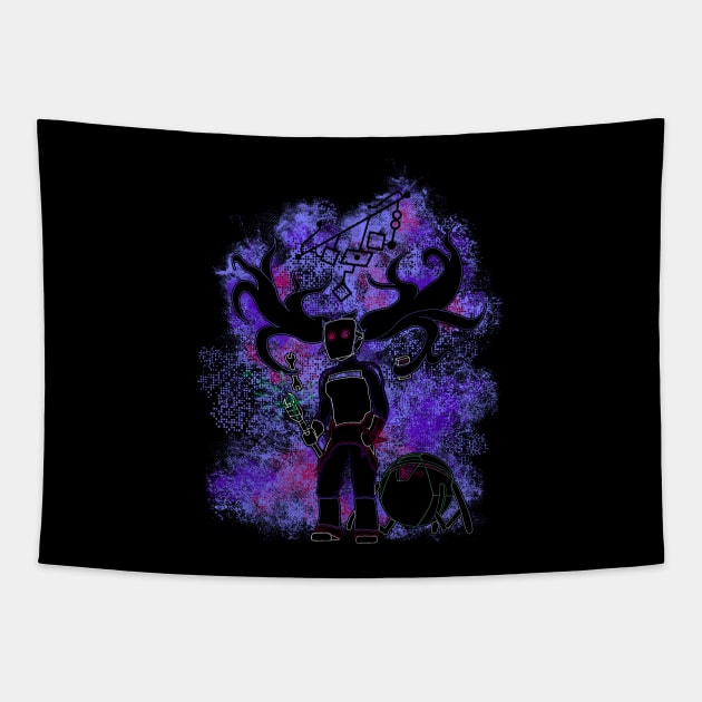 Geeky Princess Entrapta Tapestry by Silentrebel