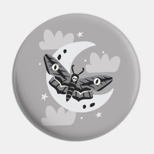 Moonlit Moths Pin