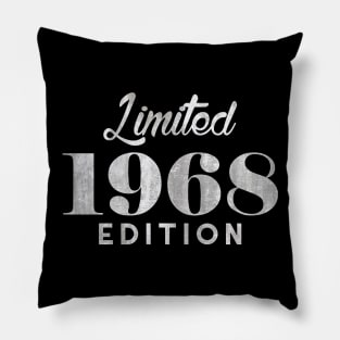 Limited Edition 1968 50 Years Old Birthday Pillow