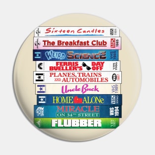 John Hughes Cassete Movie  Retro Pin