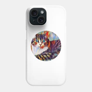 Anxious floppy cat Phone Case