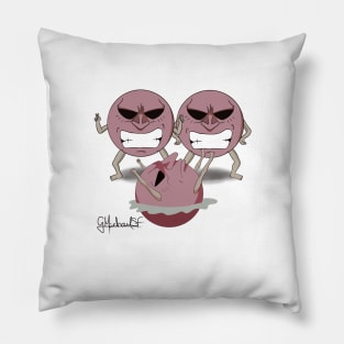 JIBAKU-KUN (BUCKY) ART PRINT (FAN ART) Pillow