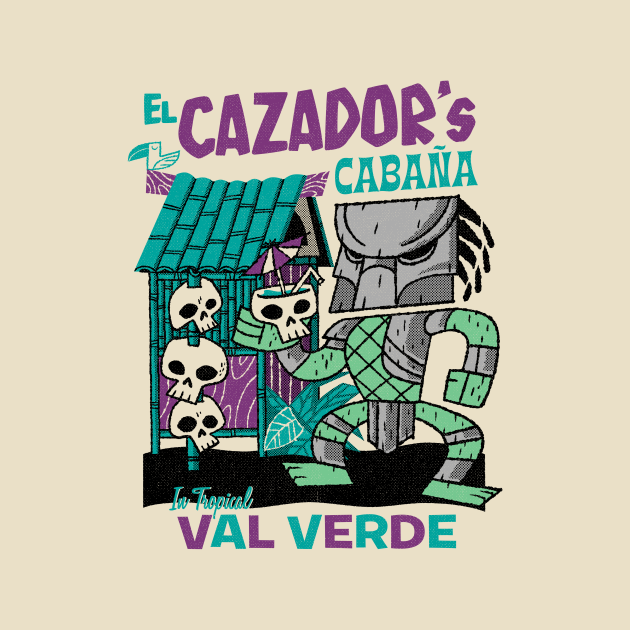Disover El Cazador's Cabana - Tiki Bar - T-Shirt