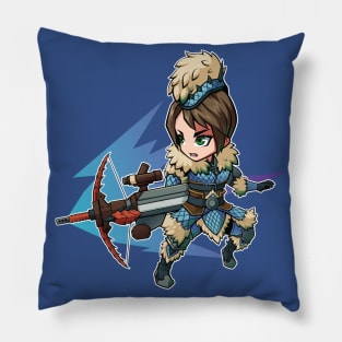 Monster Hunter World Chibi Lightbowgun Pillow