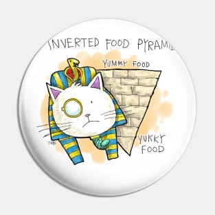 Dapper Cat - Food pyramid Pin