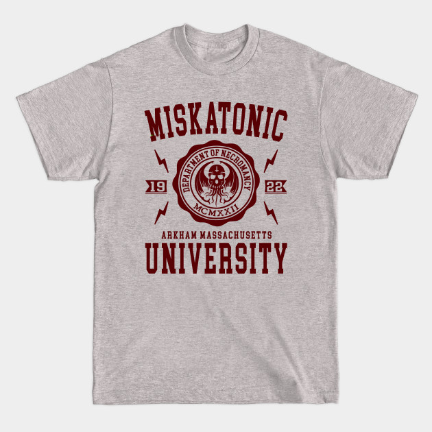 Disover CTHULHU - MISKATONIC UNIVERSITY - Miskatonic University - T-Shirt