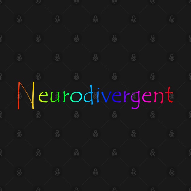 Rainbow Neurodivergent by Curse Me Not