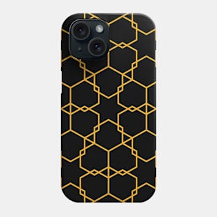 Hexagon geometric pattern Phone Case