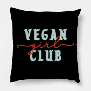 Vegan Girl Club Pillow