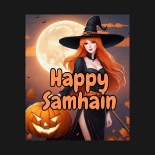 Happy Samhain Witch T-Shirt