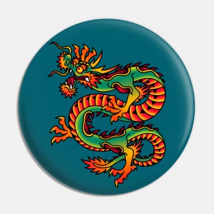 OldSalt American Japanese Traditional Dragon Pin