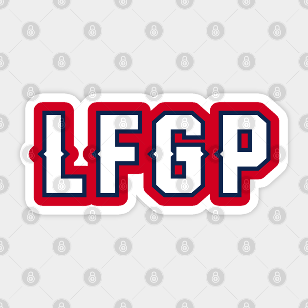 LFGP - Red - Patriots - Sticker