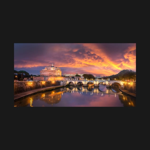 Castel Sant'Angelo in Rome, Italy by mitzobs