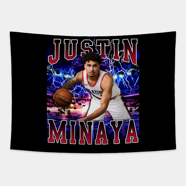 Justin Minaya Tapestry by Gojes Art