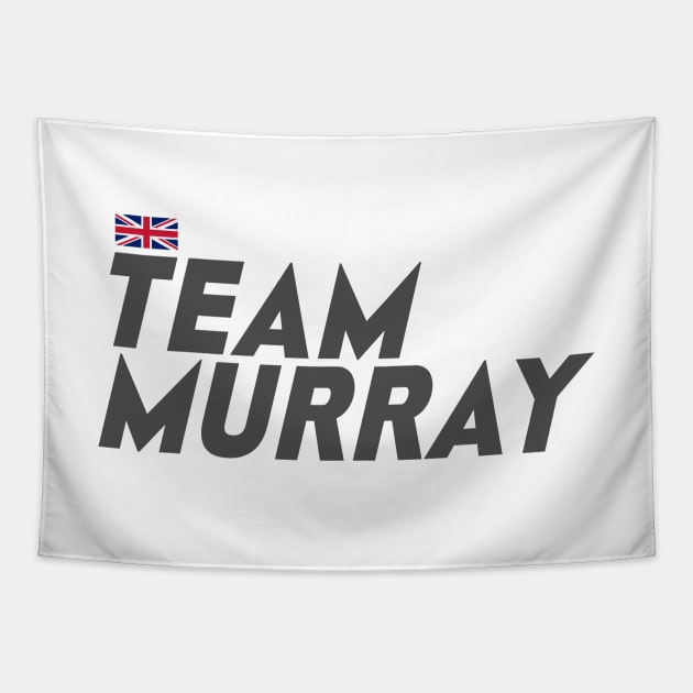 Team Murray - Andy Murray Supporter Merch Tapestry by itsMePopoi