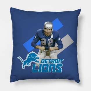 detroit lions vintage Pillow
