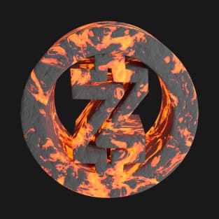 3D Zcash - Lava2 T-Shirt