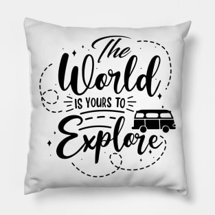 Explore the world Pillow