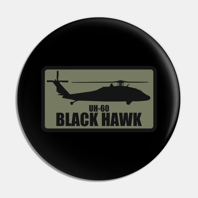 UH-60 Black Hawk Patch (subdued) Pin by TCP