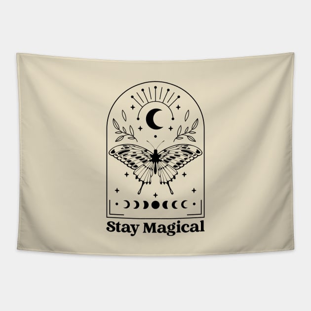 Stay magical and positive Tapestry by My Happy-Design
