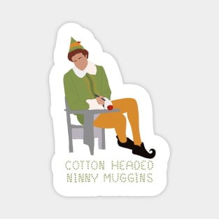 Christmas Elf Ninny Muggins Magnet