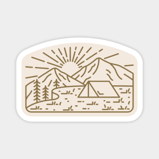 Sunrise Camp Magnet