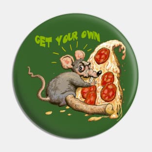 Pizza Rat Pin