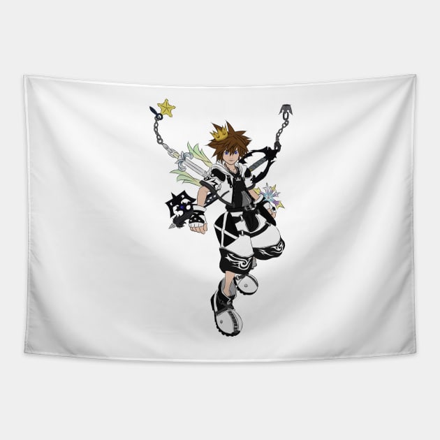 Sora Final Form Crown Tapestry by DeLyss-Iouz