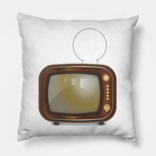 Retro Television Pillow