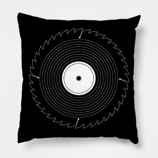 sharp vinyl Pillow