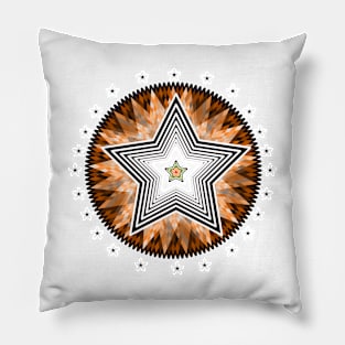 Radial star 5 Pillow