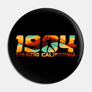 San Diego California-Retro vintage Pin