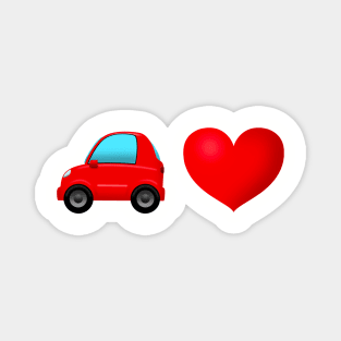 Car Heart Magnet