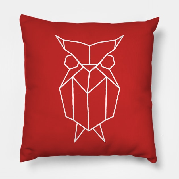 Origami Owl Pillow by Wright Art