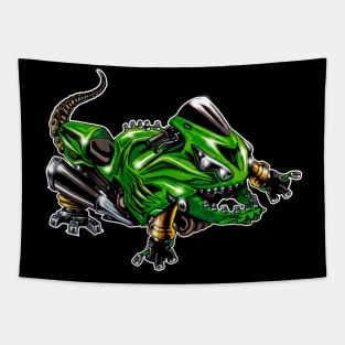 Kawasaki ZX14 Lizard Green Tapestry