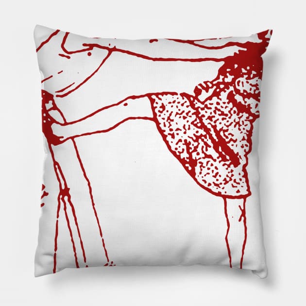 Foot To Groin! Pillow by SmayBoy