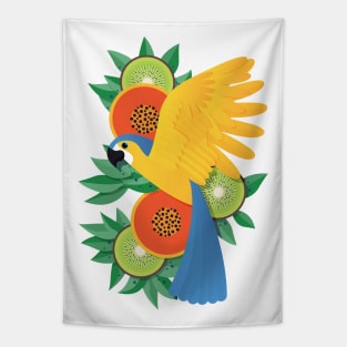 Tropical parrot Tapestry