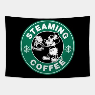 Steaming Coffee Tapestry