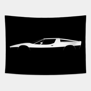 Maserati Merak SS Silhouette Tapestry