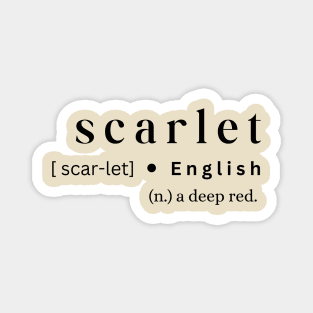 Scarlet Magnet