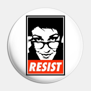 Rachel Resist Pin