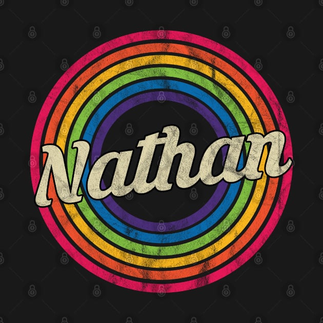 Nathan - Retro Rainbow Faded-Style by MaydenArt