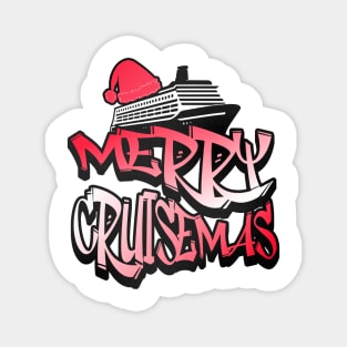 Merry Cruisemas - Happy Hollidays Magnet