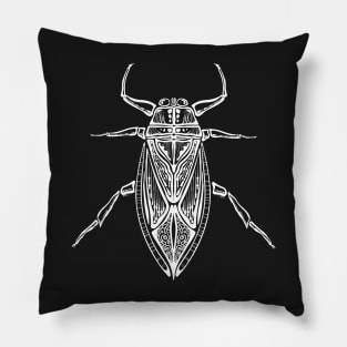 Nasty Toe Biter Water Bug White Crawlers Ojibwe Indigenous WAWEZHI CANADA Pillow