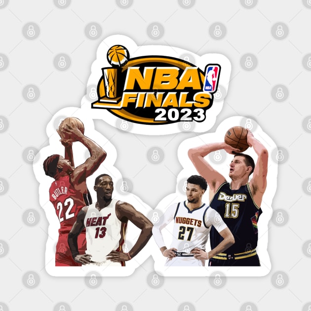 NBA FINALS 2023 Magnet by Buff Geeks Art