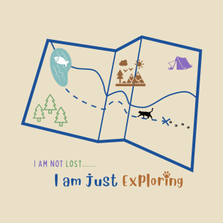 I am just exploring cat paw T-Shirt