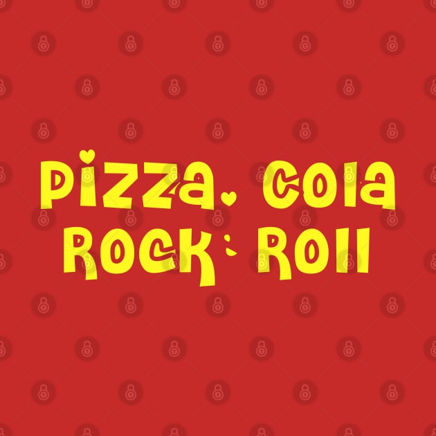 Pizza, cola, rock and roll by NYWA-ART-PROJECT