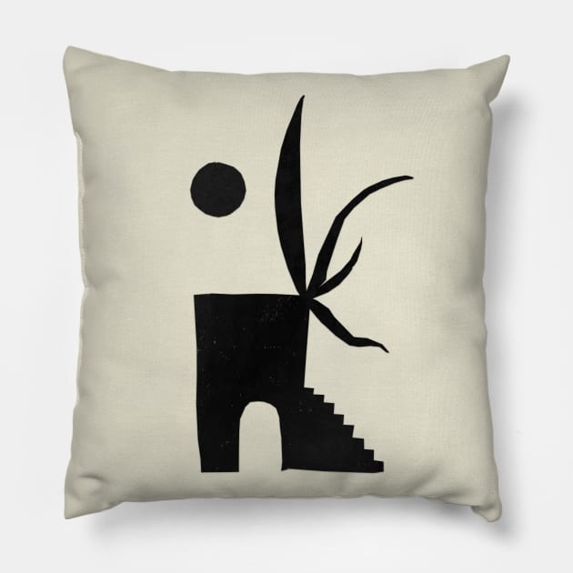 Plant Home Stay Pillow by OZOROZO